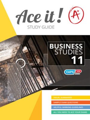 cover image of Ace It! Business Studies Grade 11